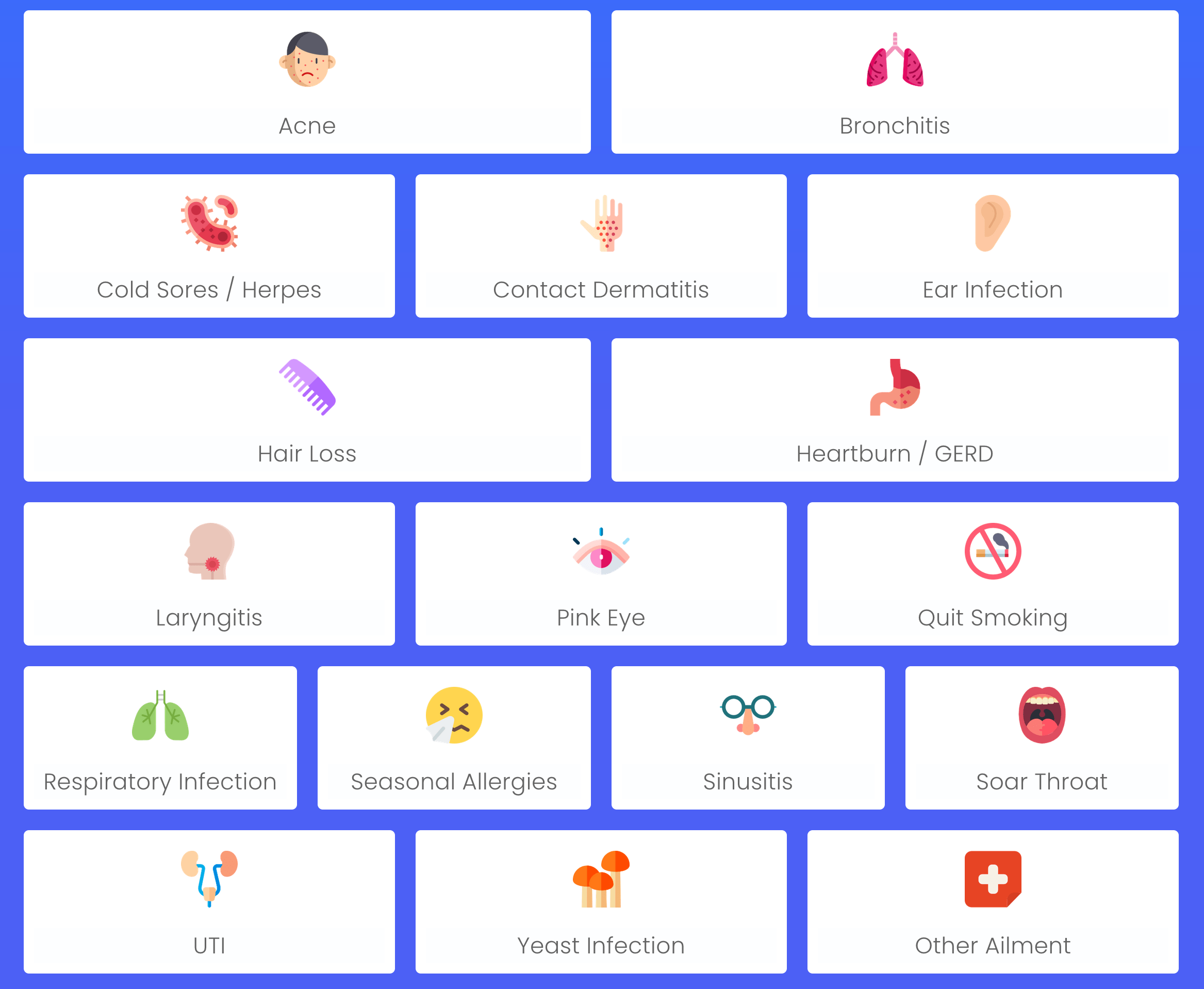treatments including acne bronchitis